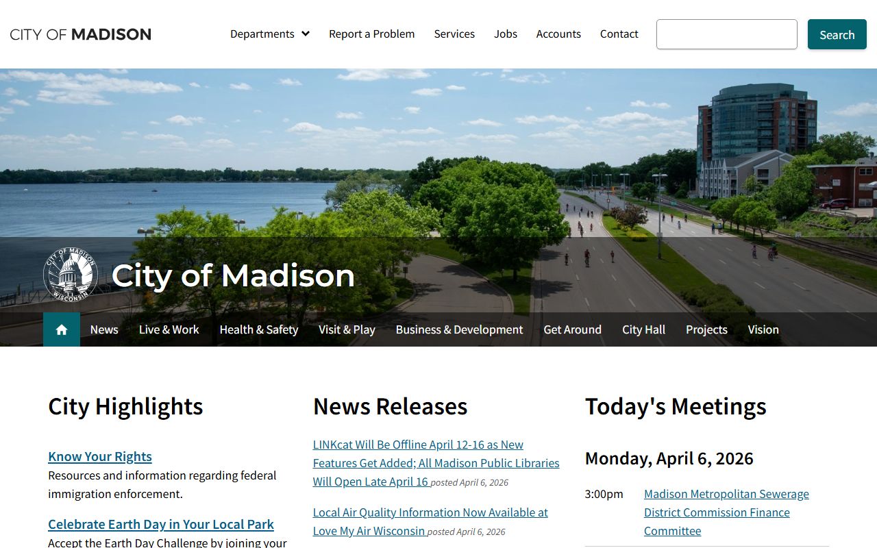 Madison Court Records city government portal
