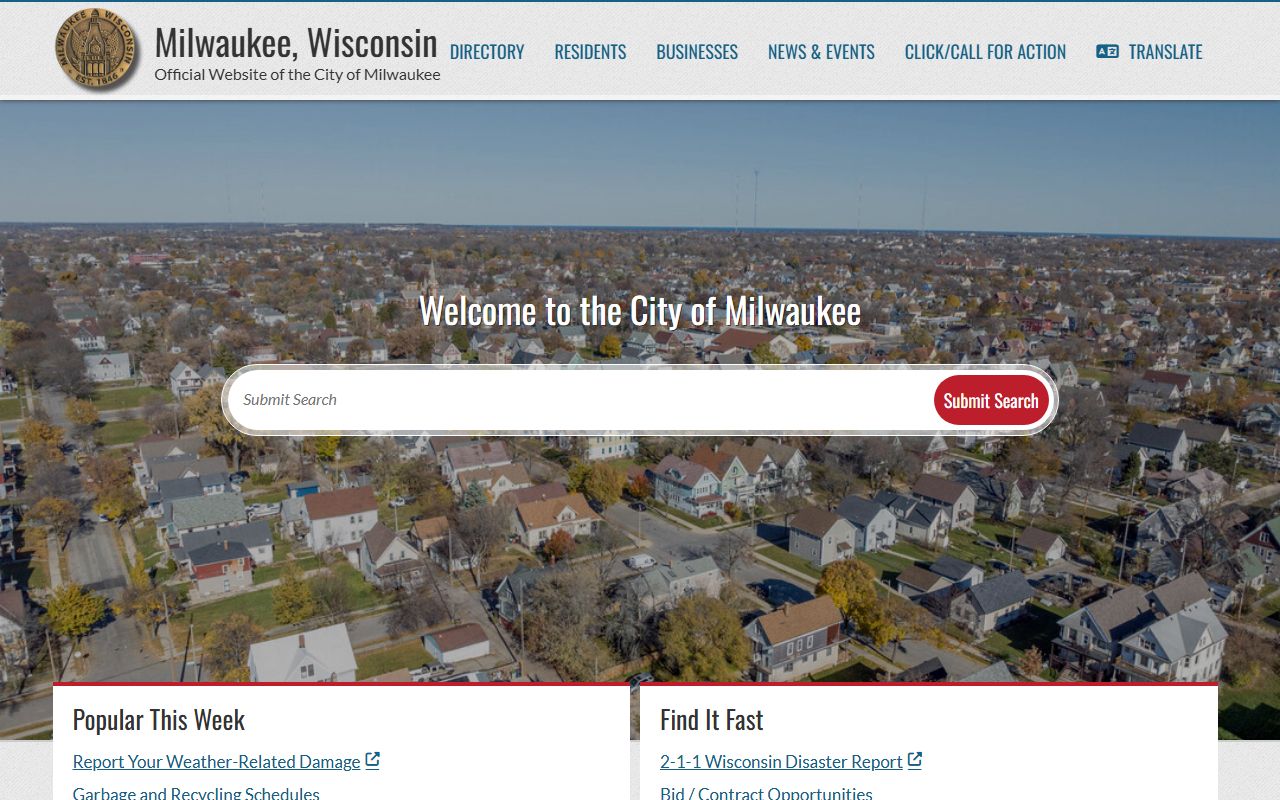 Milwaukee Court Records city government portal