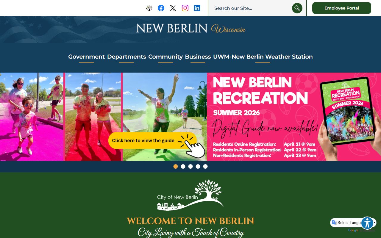 New Berlin Court Records city government portal