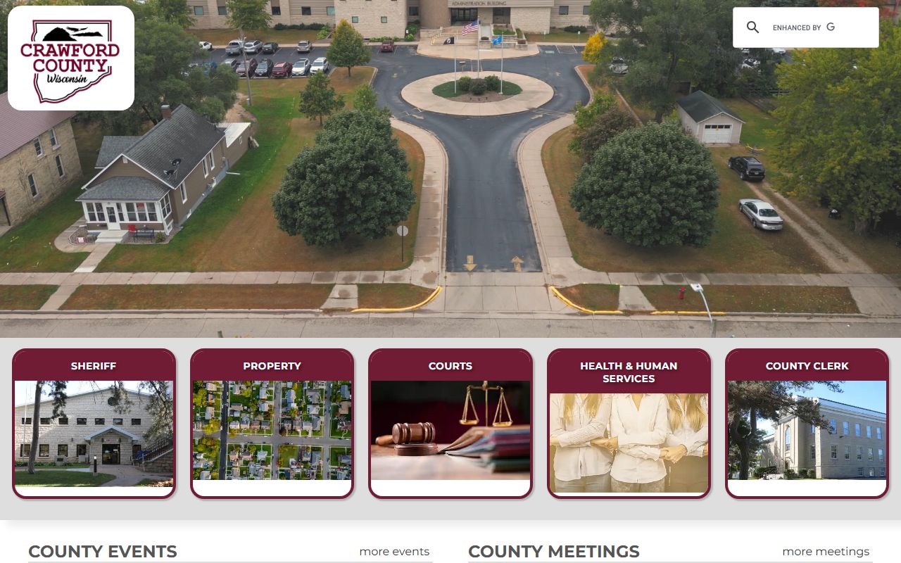 Crawford County Court Records county government portal