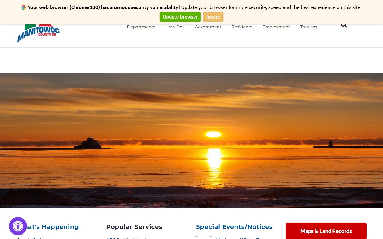 Manitowoc County Court Records county government portal