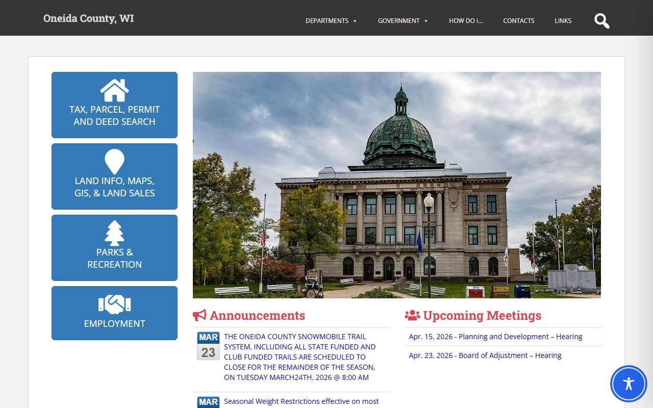 Oneida County Court Records county government portal