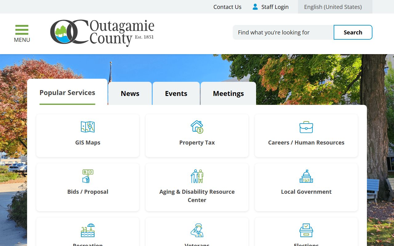 Outagamie County Court Records county government portal