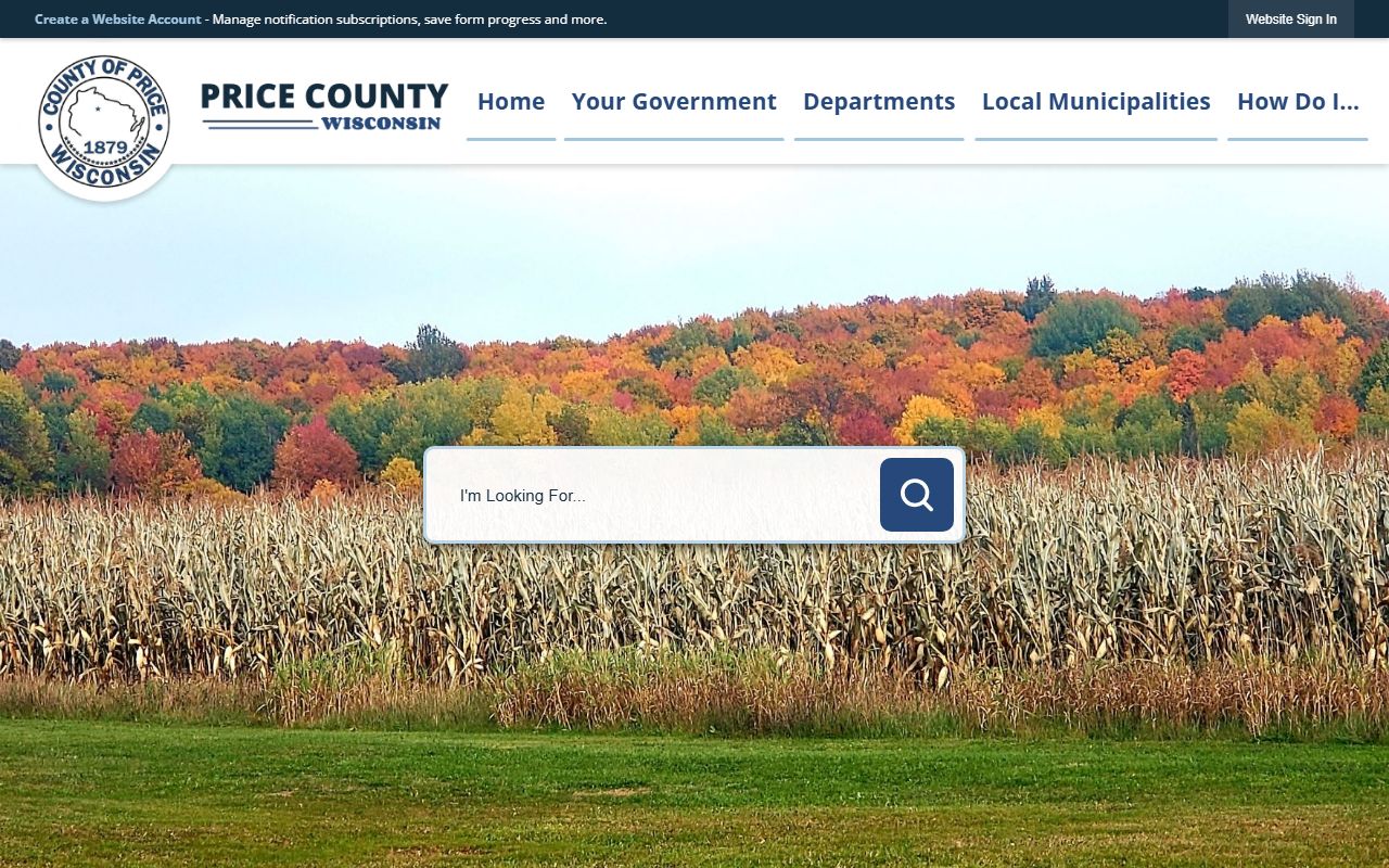 Price County Court Records county government portal