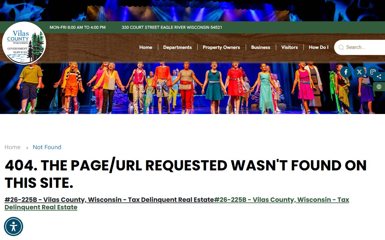 Vilas County Court Records clerk office